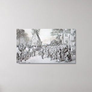 May Day bij Bowdon, Cheshire Canvas Afdruk