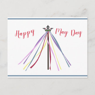 May Day Pole Briefkaart