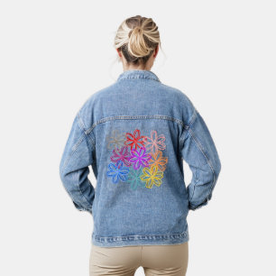 May Flowers Denim Jacket