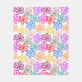 May Flowers Fleece Deken (Voorkant)