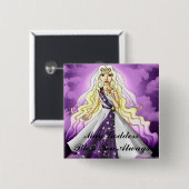 May Goddess Bless You Button (Voorkant /achterkant)