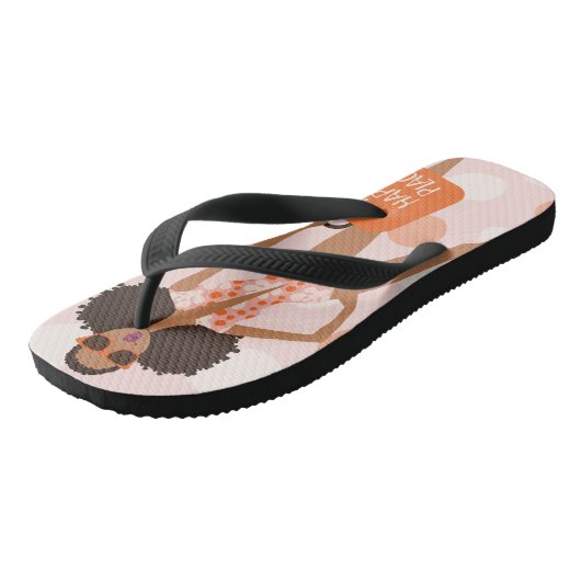 May Happy Place Teenslippers (Schuin)