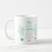 May Hawthorn Lelie van de Vallei Verjaardag Keepsa Koffiemok (Links)