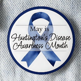 May Huntington's Disease Awareness Month Ronde Button 5,7 Cm