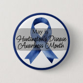 May Huntington's Disease Awareness Month Ronde Button 5,7 Cm (Voorkant)