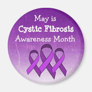 May is Cystic Fibrosis Awareness Maand Magnet Magneet