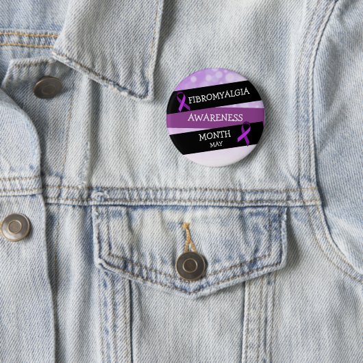 May is Fibromalgia Awareness Month Button (In situ)