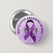 May is Lupus Awareness Month Ronde Button 5,7 Cm (Voorkant /achterkant)