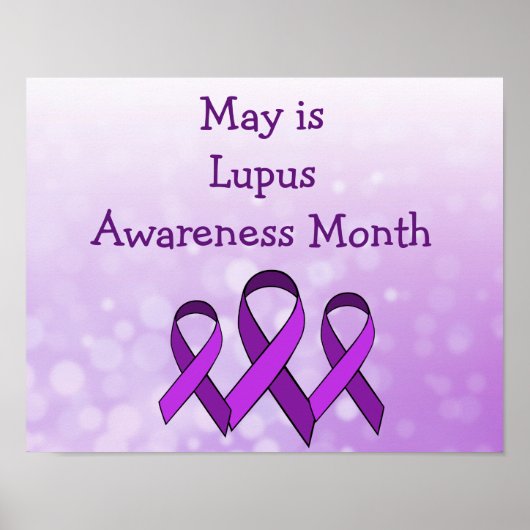 May is Lupus Month Poster (Voorkant)