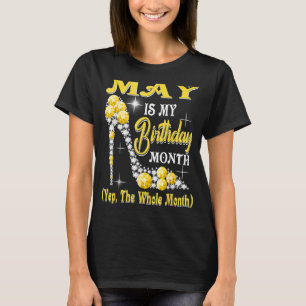 May is mijn geboortemaand... de hele maand schoene t-shirt