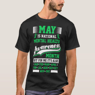 May is National Mental Health Awareness Month Posi T-shirt