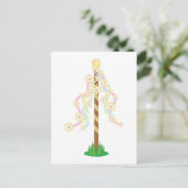 May Pole Briefkaart (Staand voorkant)