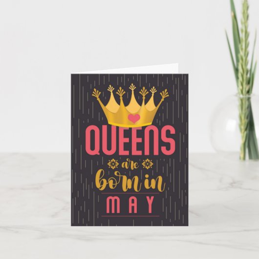 May Queens Bonne Carte Anniversaire (Devant)