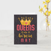 May Queens Bonne Carte Anniversaire (Fleur jaune)