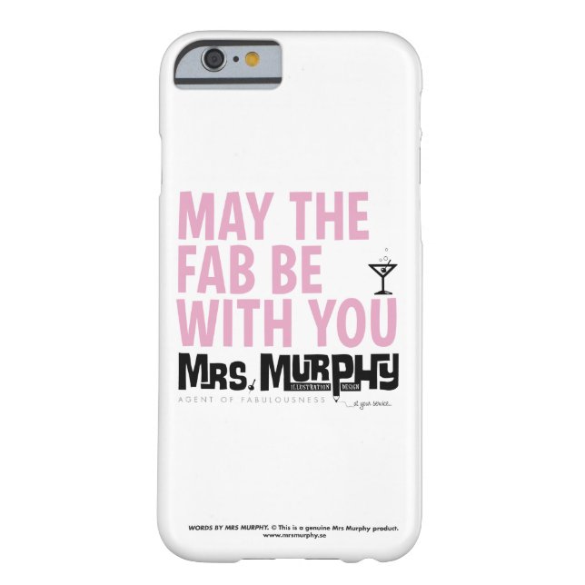 May the FAB be with you - iPhone6 case (Achterkant)