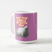 May The Fleece Be With You Coffee Mug (Devant gauche)