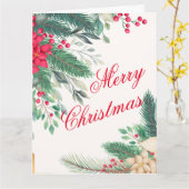 "May the Joy of Jesus" Kerst Wenskaart Kaart (Gele Bloem)