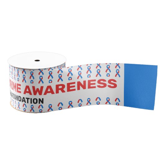 May-Thurner Syndrome Awareness Pattern Ribbon Grosgrain Lint (Spoel)