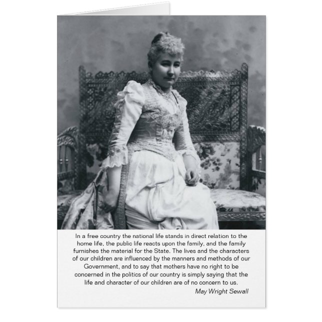 May Wright Sewall-Mothers & Politics (Voorkant)