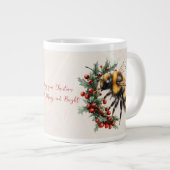 May Your Christmas BEE Merry and Bright Extra Grote Beker (Voorkant rechts)