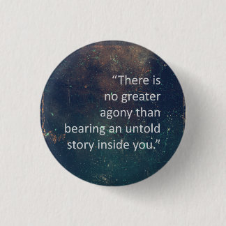 Maya Angelou Writing Quote Ronde Button 3,2 Cm