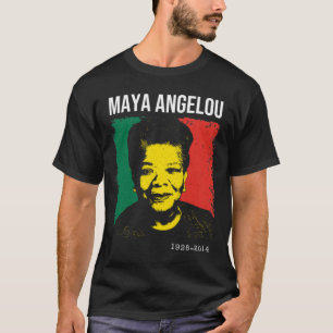 Maya Angelou - Zwarte geschiedenismaand T-shirt