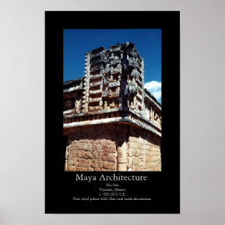 Maya Architecture- Xla-Pak Poster