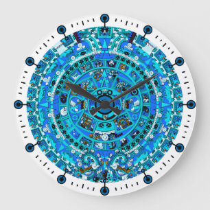 Maya Aztec Calendar 2012 Wall Clock Grote Klok