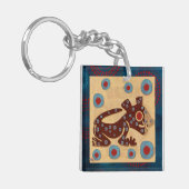 Maya Baby Jaguar FLARE 2-zijdig Sleutelhanger (Voorkant Links)