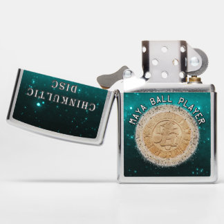 Maya Ball Game Disk Zippo Lighter