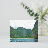 Maya Bay, Koh Phi Phi, Thailand Briefkaart (Staand voorkant)