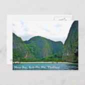 Maya Bay, Koh Phi Phi, Thailand Briefkaart (Voorkant / Achterkant)