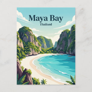 Maya Bay Thailand Briefkaart