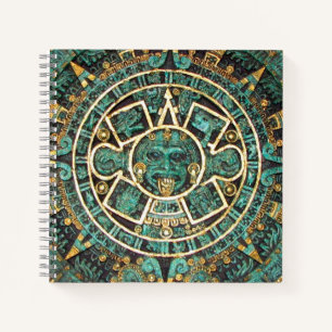 Maya beschaving cultuur technieken Azteekse kalend Notitieboek