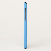 MAYA BLUE Solid Arrière - plan Coque iPhone X (Dos/Gauche)