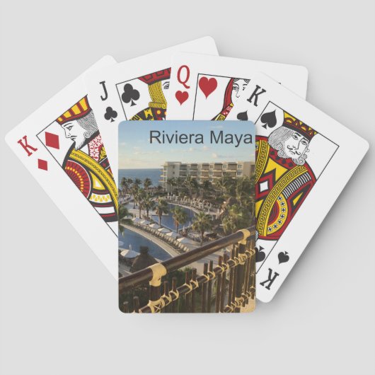 Maya Cancun Mexique - cartes de la Riviera de jeu (dos)