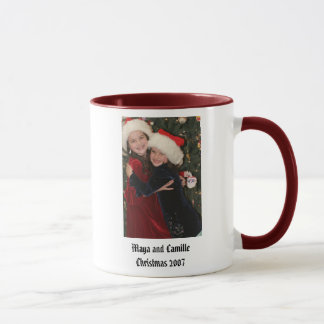 Maya en CamilleKerstmis 2007 Mok