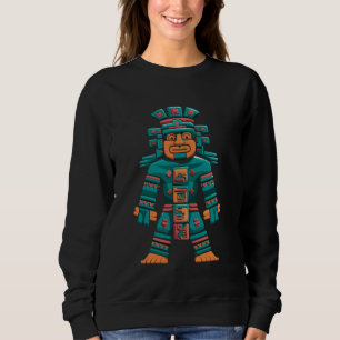 Maya God Maya Mythologie Oude God Itzamna Trui
