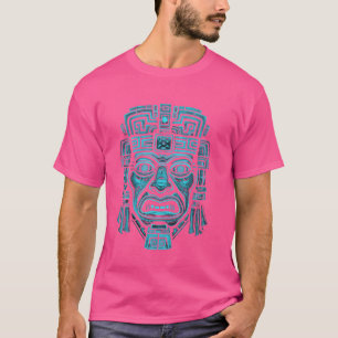 Maya God Maya Mythologie Oude Masker Hunab Ku T-shirt