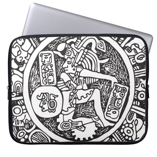 Maya, Mexicaanse hiërogliefen (Maya) Laptop Sleeve (Voorkant)