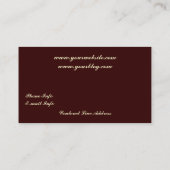 Maya Motif Visitekaartje (Achterkant)