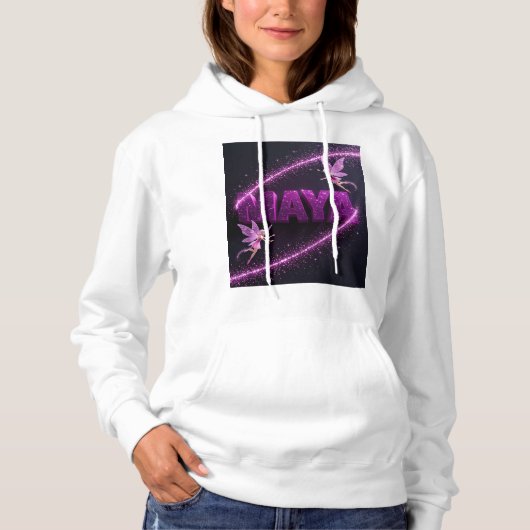 Maya- Personalized Hoodie – Gift for Her (Voorkant)