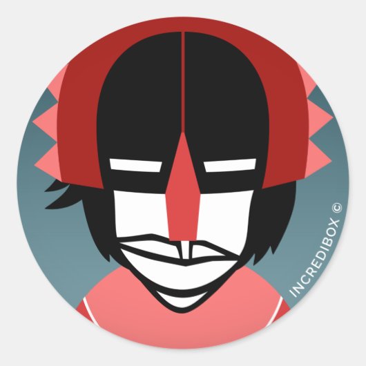 MAYA RONDE STICKER (Voorkant)