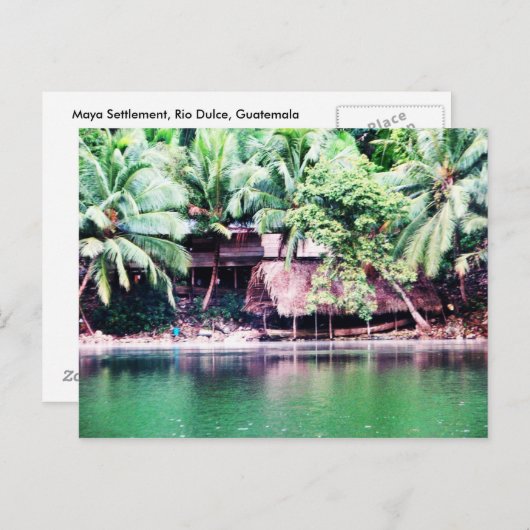 Maya Settlement, Rio Dulce, Guatemala Briefkaart (Voorkant / Achterkant)