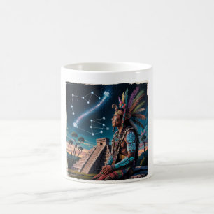 Maya Shaman Stargazer Mug   Guerrier de la jungle