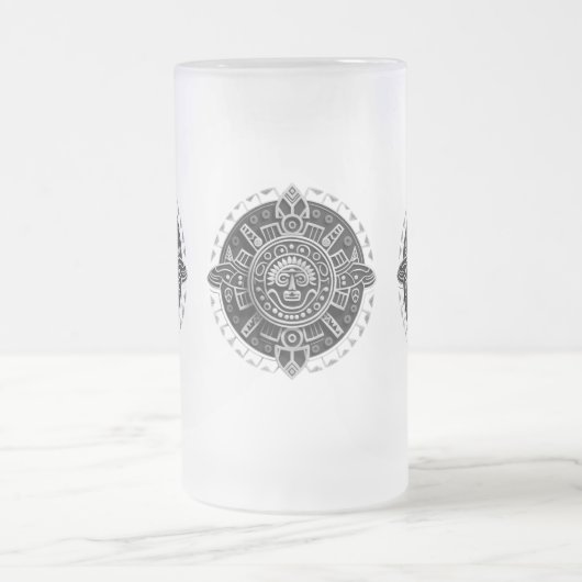 Maya-symbool Matglas Bierpul (Center)