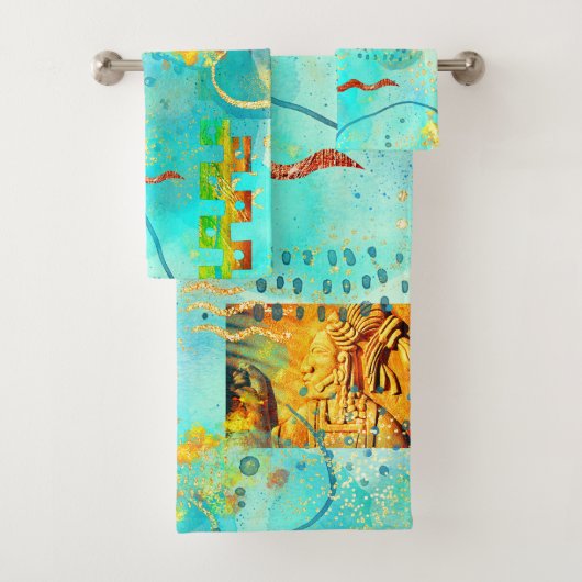 Maya Turquoise & Golden Misty Sky (En situation)