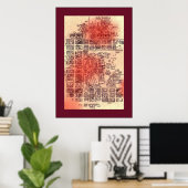 Maya Wall Art Poster (Thuiskantoor)