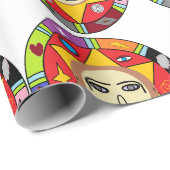 Maya warping paper cadeaupapier (Rol Hoek)