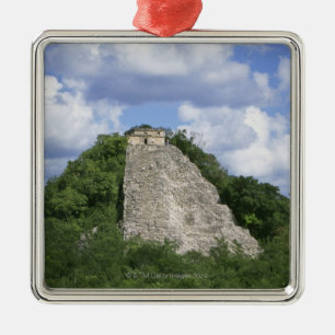 Mayaanse ruïnes van Coba, schiereiland Yucatan, M Metalen Ornament